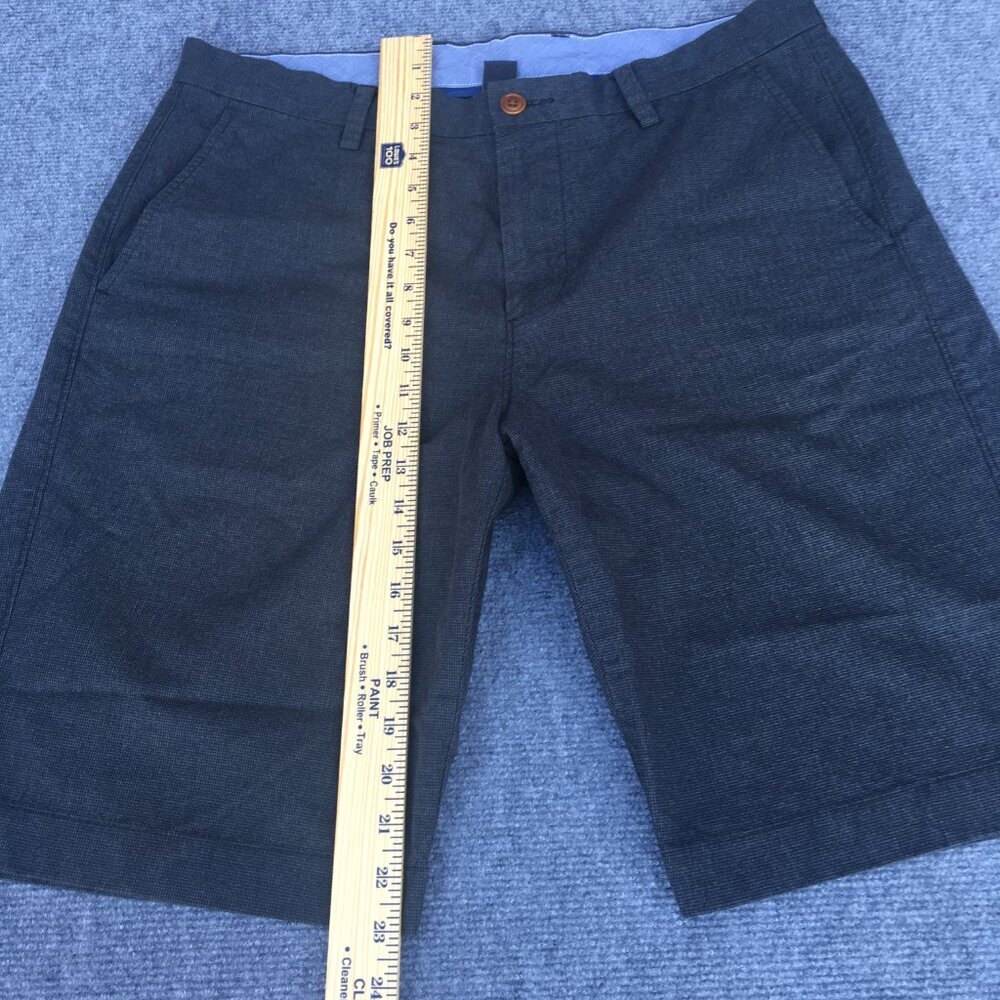 J Crew Club Shorts Men's Size 34 Gray Bermuda Chino Flat Front Preppy - Picture 5 of 9